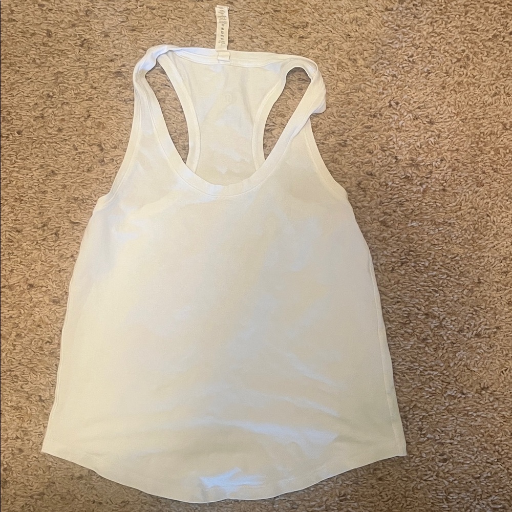 Lululemon Athletica White Tank Top
